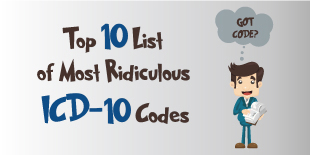 Top 10 List of Most Ridiculous ICD-10 Codes