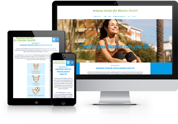 Best Urology Website Design - Arizona Center for Bladder Health