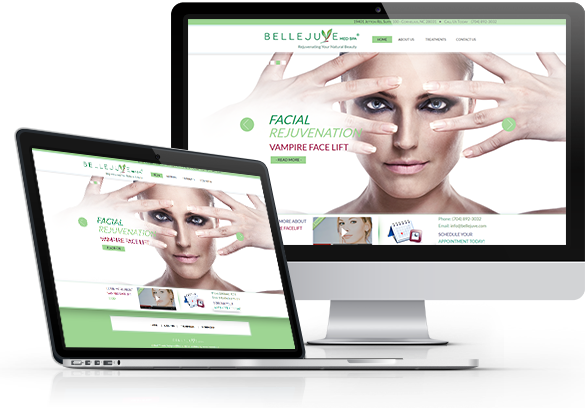 Best Med Spa Website Design - Bellejuve MedSpa