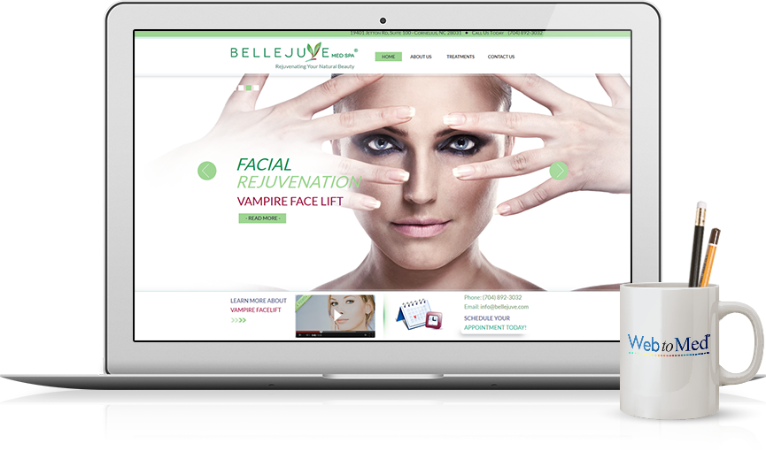 Top Med Spa Website Design - Bellejuve MedSpa