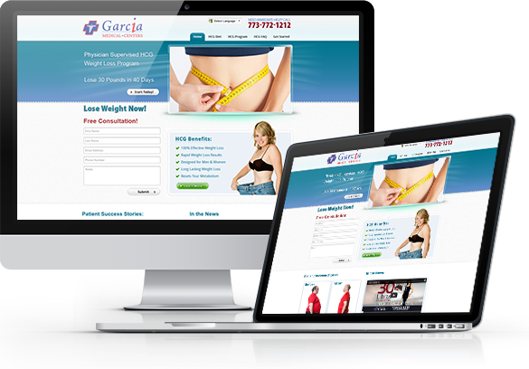 Best Weight Loss Website Design - Garcia Medical Centers