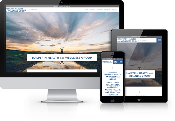 Best Addiction Medicine & Drug Rehab Website Design - Halperin Health and Wellness Group