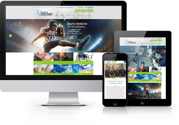 Best Sports Medicine Website Design - Florida Sports Injury and Orthopedic Institute