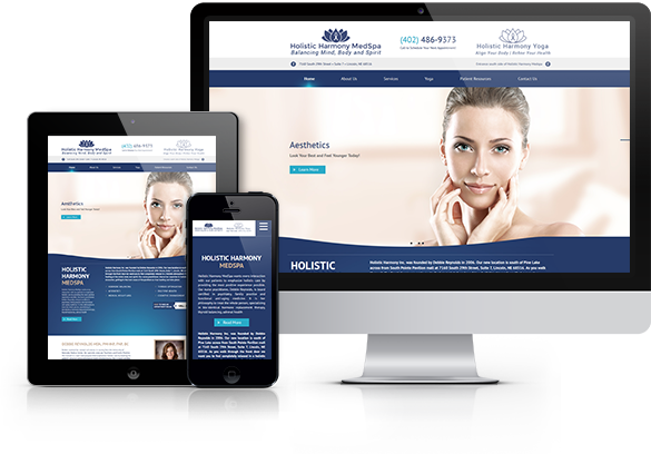 Best Med Spa Website Design - Holistic Harmony MedSpa