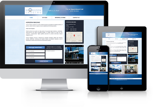 Best Medical Services Website Design - Horizon Imaging