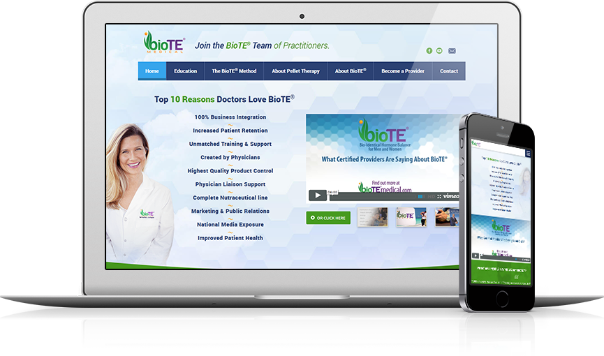 Top Medical Education Website Design - BioTE<sup>®</sup> Medical