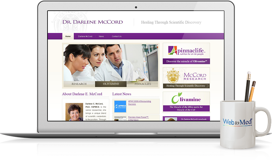 Top Medical Research Website Design - McCord Research