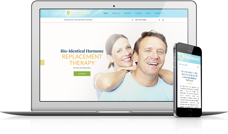 Top Integrative Medicine Website Design - Optimal Wellness MD