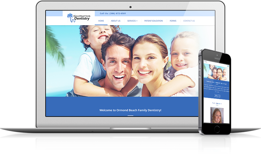 Top Dental Website Design - Ormond Beach Family Dentistry