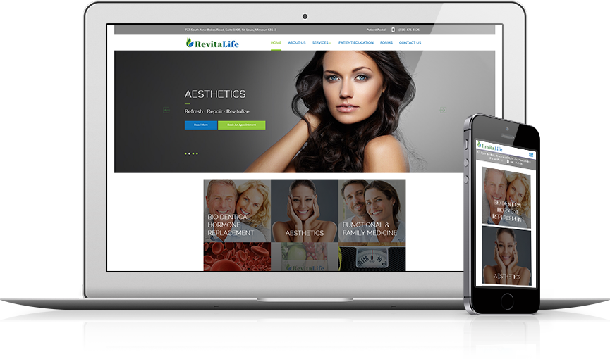 Top Functional Medicine Website Design - RevitaLife