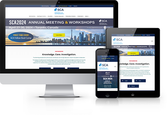 Best Medical Associations Website Design - Society of Cardiovascular Anesthesiologists