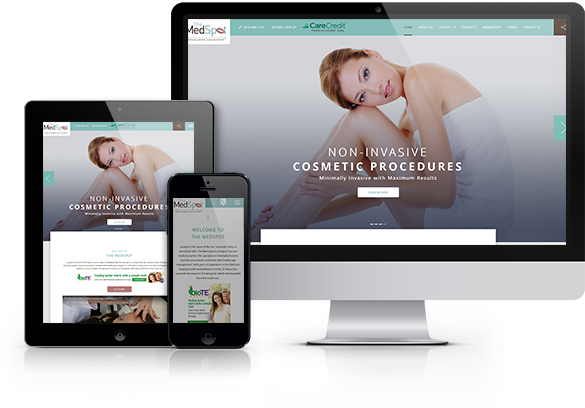 Best Med Spa Website Design - The Medspot