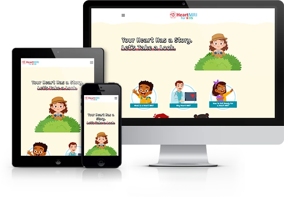 Best Cardiology Website Design - HeartMRI for Kids