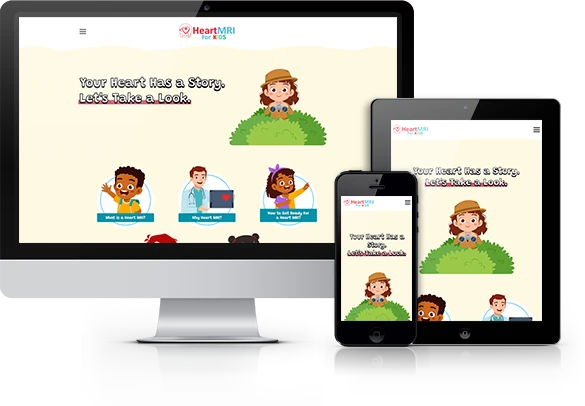 Best Cardiology Website Design - HeartMRI for Kids