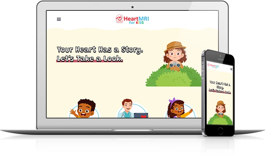 Top Cardiology Website Design - HeartMRI for Kids