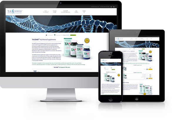 Best Medical E-Commerce Website Design - T.A. Sciences