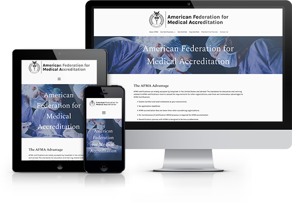 Best Medical Associations Website Design - American Federation for Medical Accreditation