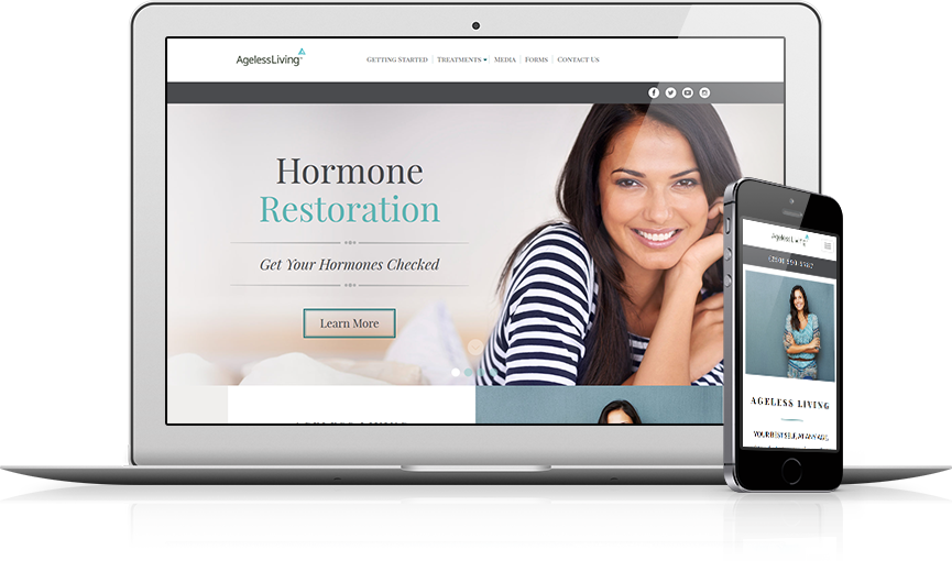 Top Functional Medicine Website Design - Ageless Living