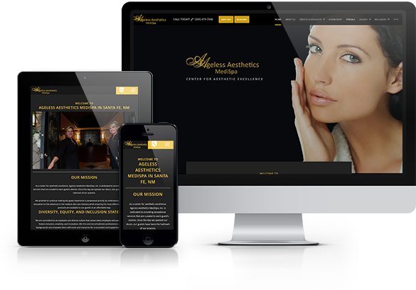 Best Med Spa Website Design - Ageless Aesthetics MediSpa