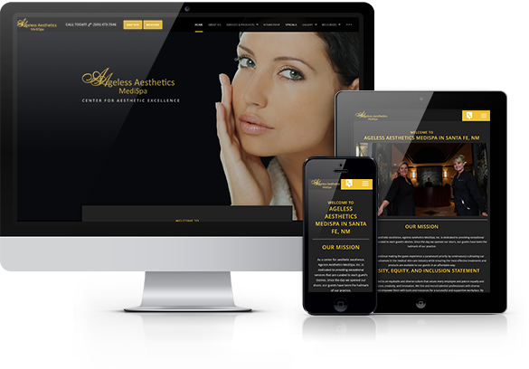 Best Med Spa Website Design - Ageless Aesthetics MediSpa