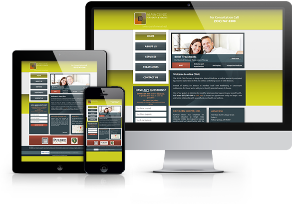 Best Integrative Medicine Website Design - Alma Clinic for Health & Healing