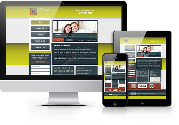 Best Integrative Medicine Website Design - Alma Clinic for Health & Healing