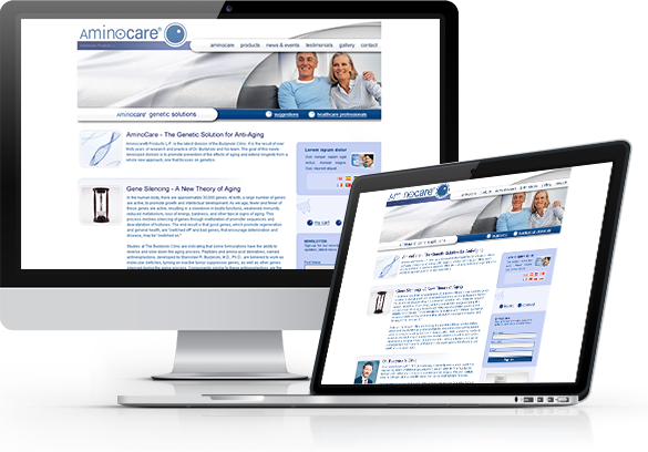 Best Medical Products Website Design - Aminocare