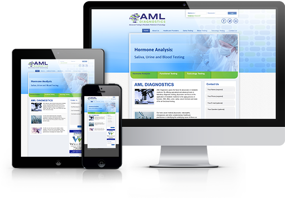Best Medical Services Website Design - AML Diagnostics