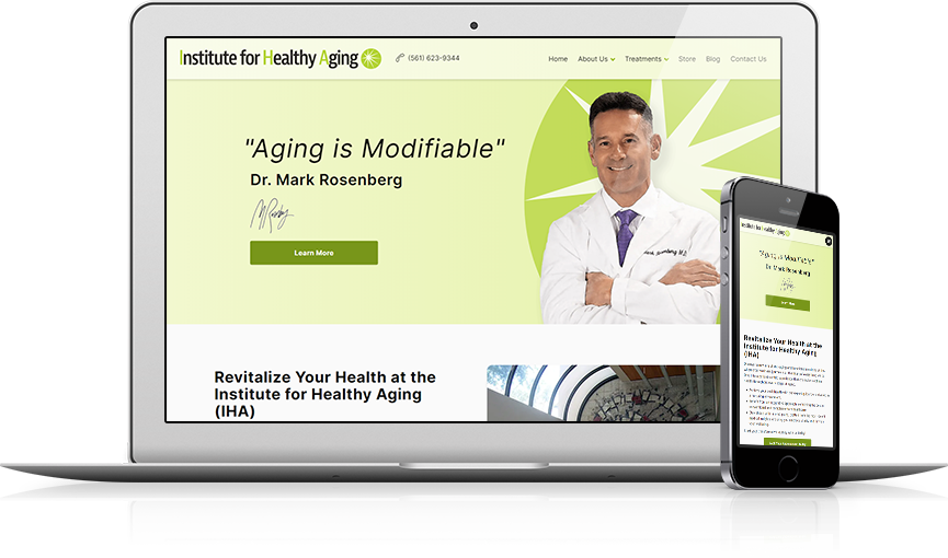 Top Integrative Medicine Website Design - Institute for Healthy Aging