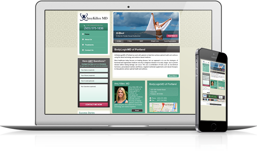 Top Integrative Medicine Website Design - AmyKillen MD