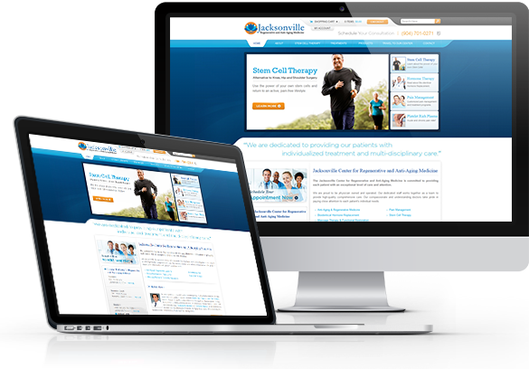 Best Integrative Medicine Website Design - Jacksonville Anti-Aging Institute