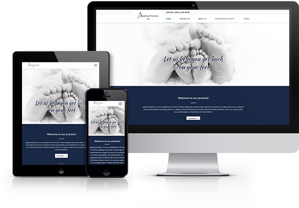 Best Podiatry Website Design - Appling Podiatry