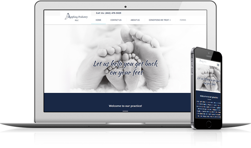 Top Podiatry Website Design - Appling Podiatry