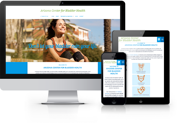 Best Urology Website Design - Arizona Center for Bladder Health