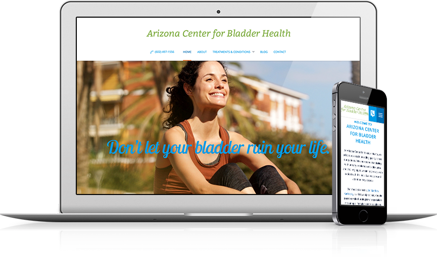 Top Urology Website Design - Arizona Center for Bladder Health