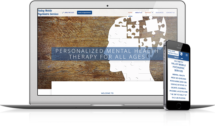 Top Psychiatry Website Design - Valley Mobile Psychiatric Services