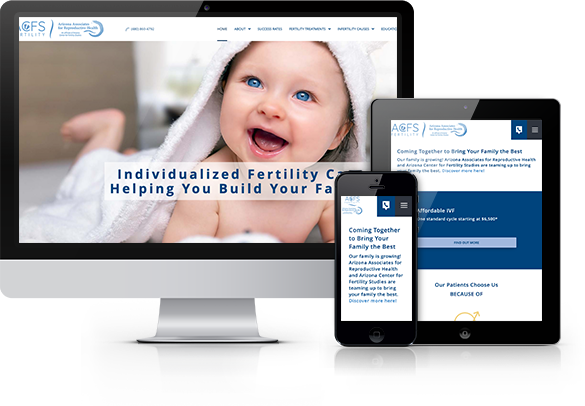 Best Fertility Medicine Website Design - Arizona Associates for Reproductive Health