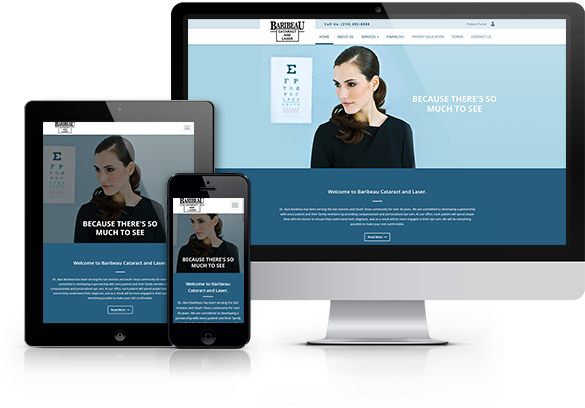 Best Ophthalmology Website Design - Baribeau Cataract and Laser