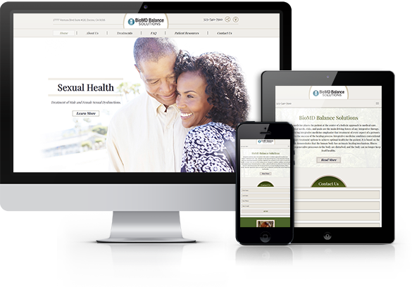 Internal Medicine Website Design