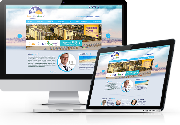 Medical Conferences Website Design