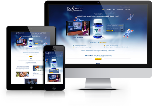 Best Medical E-Commerce Website Design - T.A. Sciences