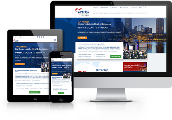 Medical Conferences Website Design