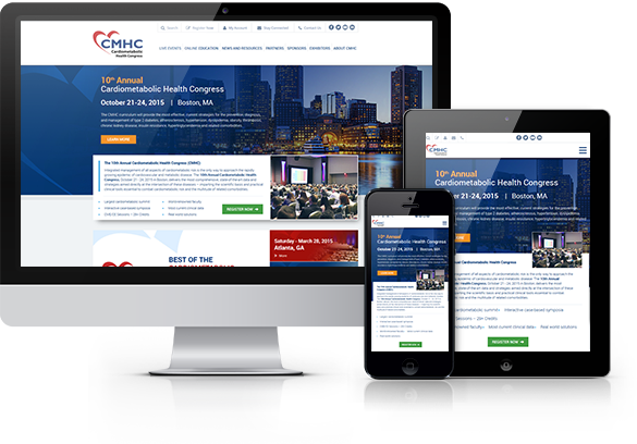 Medical Conferences Website Design