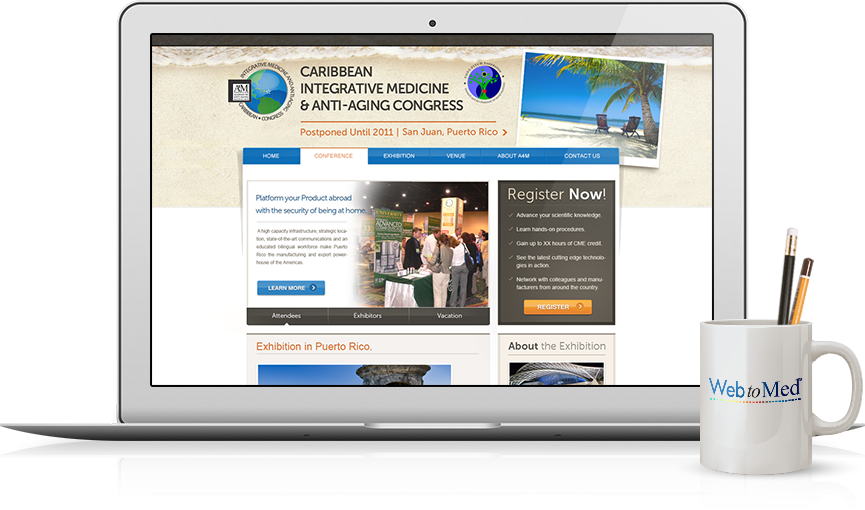 Top Medical Education Website Design - American Academy of Anti-Aging Medicine