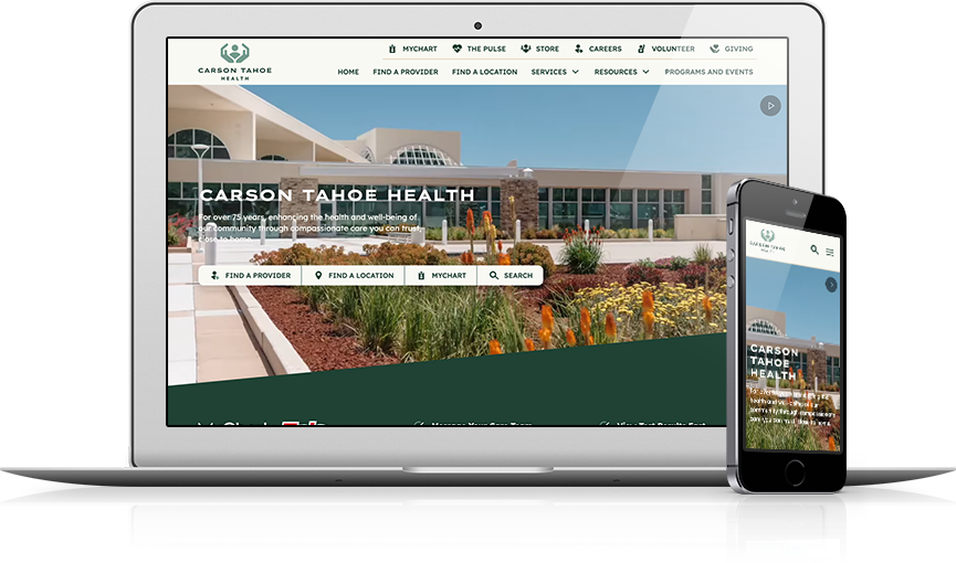 Top Hospitals Website Design - Carson Tahoe Health