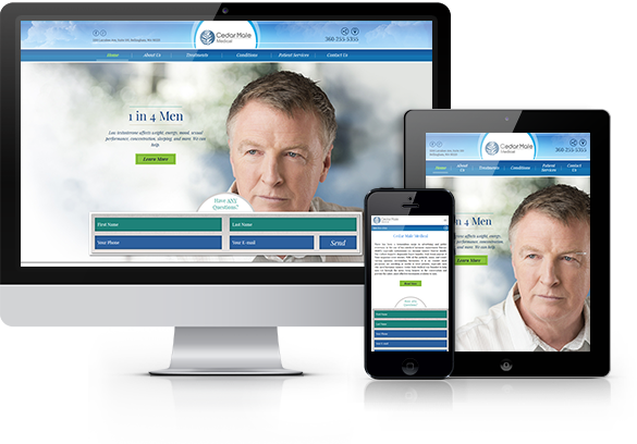 Best Integrative Medicine Website Design - Cedar Male Medical