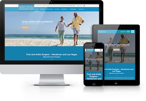 Best Orthopedic Website Design - Holman Chan, MD