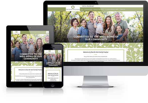 Best Family Medicine Website Design - Chan M. Park Family Practice