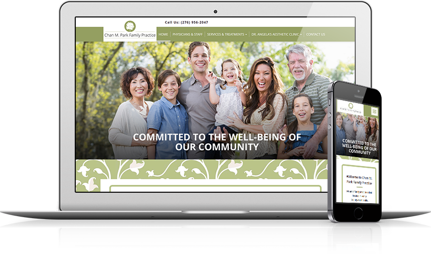 Top Family Medicine Website Design - Chan M. Park Family Practice