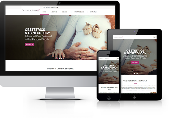 Best OBGYN Website Design - Charles Safely, MD